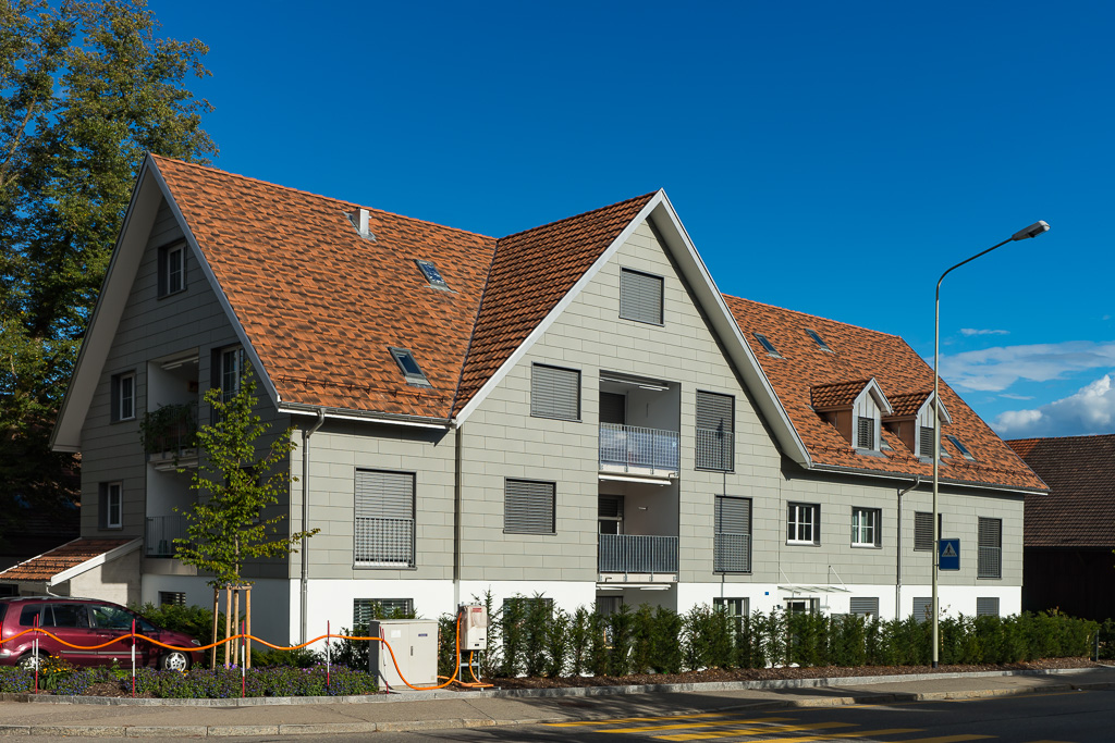 2 Mehrfamilienhäuser mit viel Umschwung und schönen Holzbau Details.